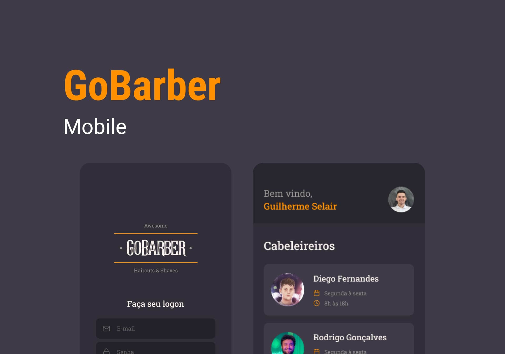 GoBarber Mobile